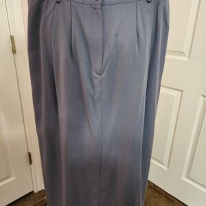 Lands' End Women's Blue Pencil Skirt